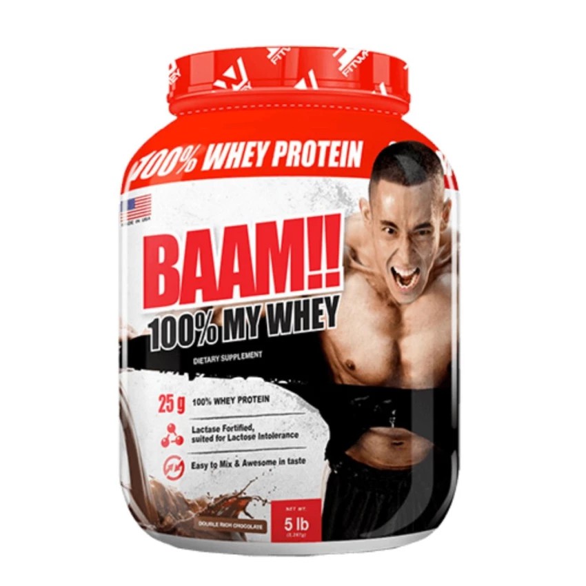 เวย์โปรตีน BAAM 100% My Whey 5 lb Chocolate