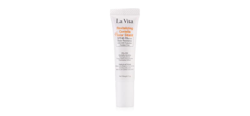 ครีมกันแดด La Vita revitalizing Centella Solar Shield SPF40 PA