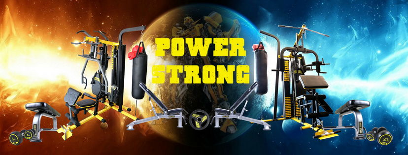 POWER STRONG อุปกรณ์ออกกำลังกาย เครื่องออกกำลังกาย ดัมเบล บาร์เบล ม้านั่งออกกำลังกาย