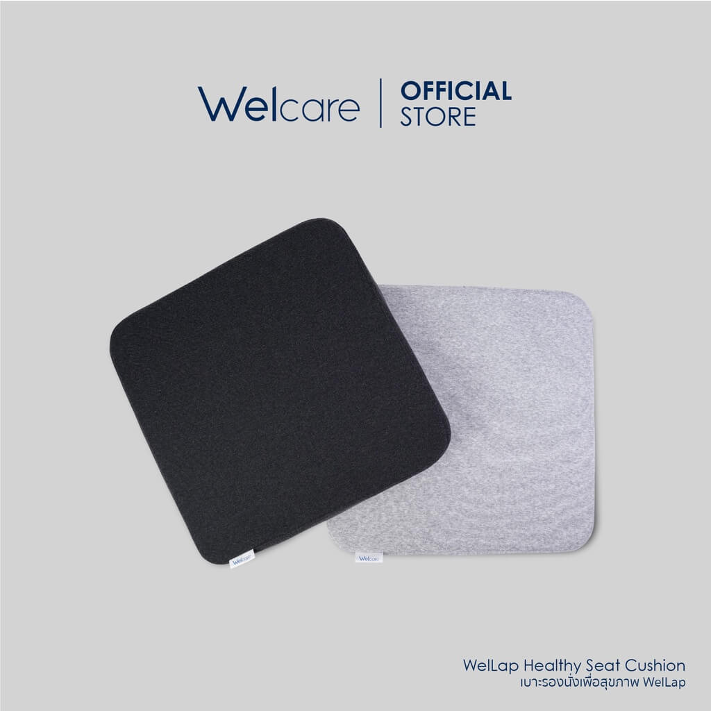 เบาะรองนั่งเพื่อสุขภาพ WelLap ของแบรนด์ Welcare