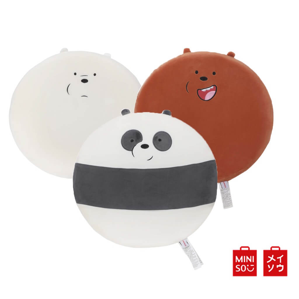 MINISO เบาะรองนั่งเก้าอี้ We Bare Bears