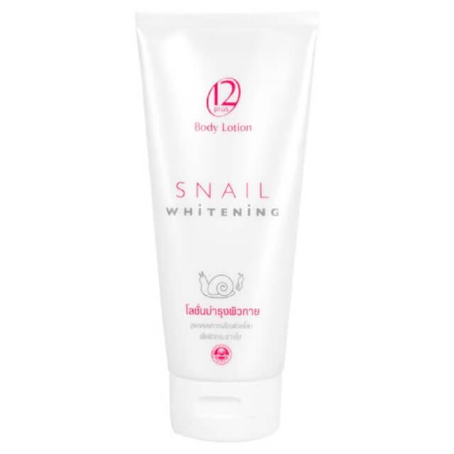 12 Plus Snail Whitening Body Lotion โลชั่นทาผิวขาว