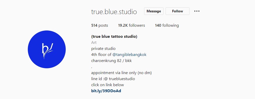 True.Blue.Studio ร้านสักมินิมอล - 1