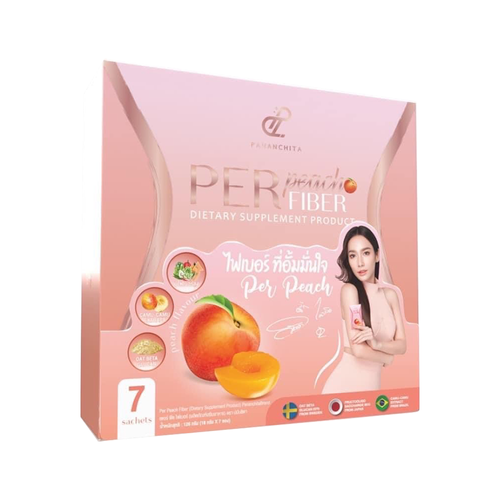 Pananchita Per Peach Fiber คอลลาเจน บำรุงลำไส้ พร้อมไฟเบอร์และสารสกัดธรรมชาติ