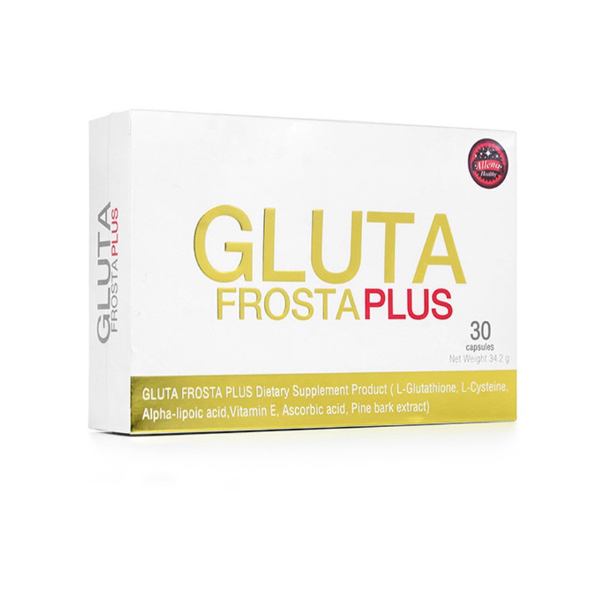 Gluta Frosta Plus กลูต้าผิวขาวไวขึ้น ลดจุดด่างดำ ลบรอยหมองคล้ำให้กับผิว