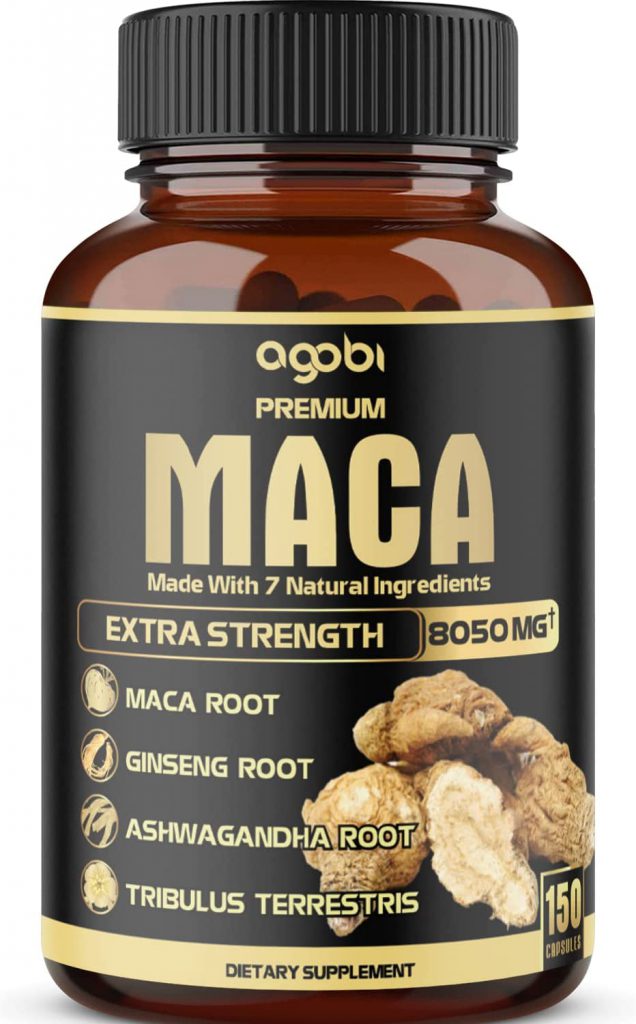 Agobi Premium MACA อาหารเสริมสมรรถภาพเพศชาย ส่วนผสมสารสกัดจากธรรมชาติ