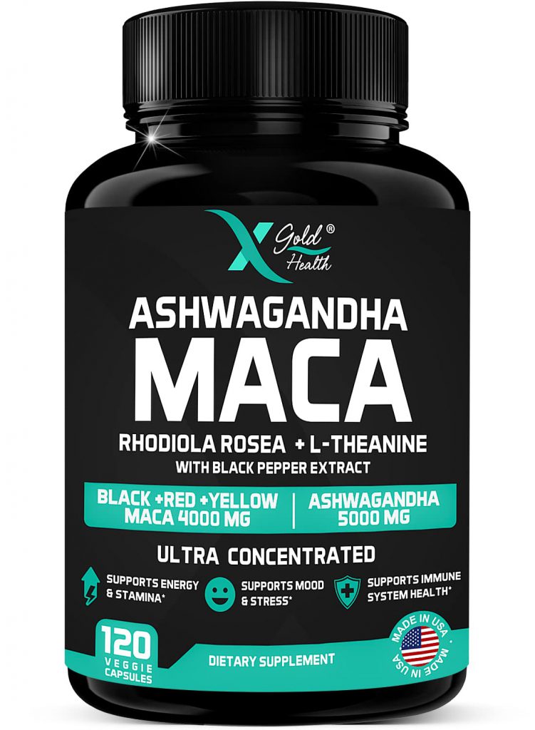 Gold Health Ashwagandha MACA อาหารเสริมผู้ชาย เพิ่มสมรรถภาพแข็งแรง อึด ทน มากขึ้น