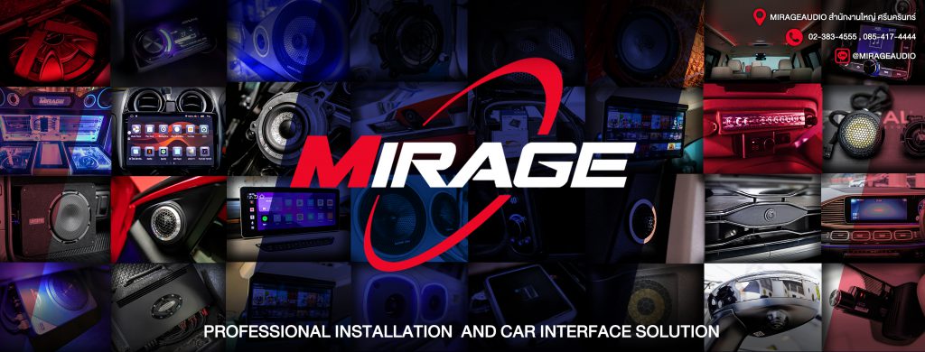 Mirage Car Audio บริการร้านแต่งรถ Alphard ครบทุกวงจรนำเสนอสินค้าอะไหล่คุณภาพดี