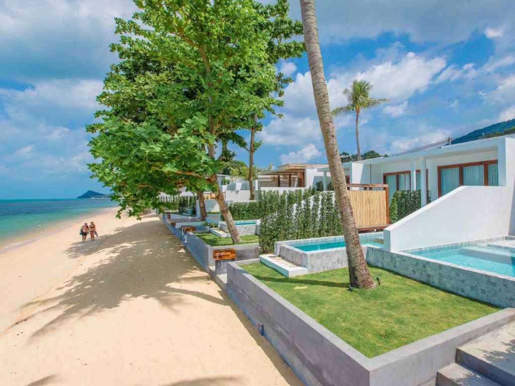 White Whale Beachfront Pool Villa ที่พักเกาะสมุย คุณภาพดี ดื่มด่ำบรรยากาศติดชายฝั่งทะเล