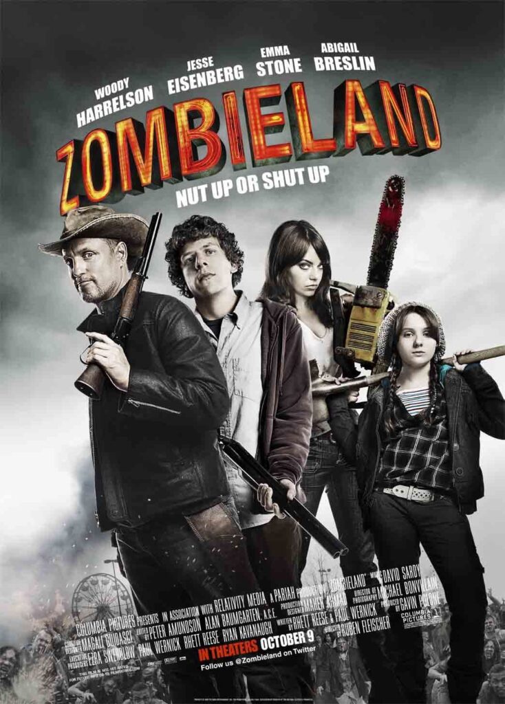 Zombieland หนังซอมบี้ผ่อนคลายสมอง เรื่องราวของกลุ่มคนเอาชีวิตรอดจากซอมบี้โดยกฎที่ตั้งขึ้