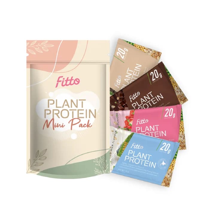 FITTO Plant Protein โปรตีนลดน้ำหนักรสชาติดี เพิ่มความอิ่มตัวให้ท้องที่ว่างไม่รู้สึกหิวจุกจิก