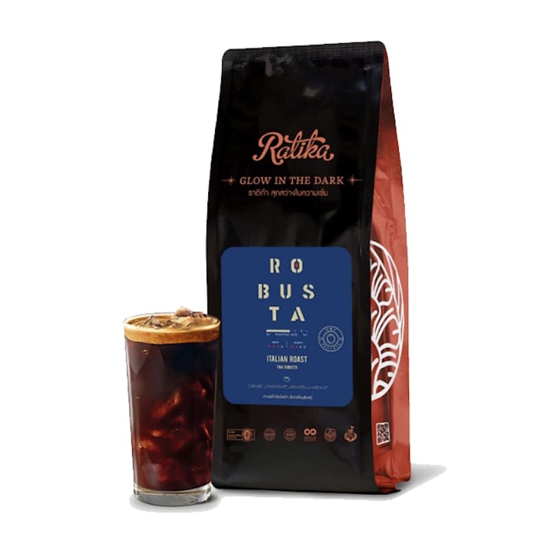 Hillkoff Ratika Robusta Italian Roast อเมริกาโนแบบชง สัมผัสรสชาติกาแฟคั่วกลาง หอมนุ่มละมุนลิ้น