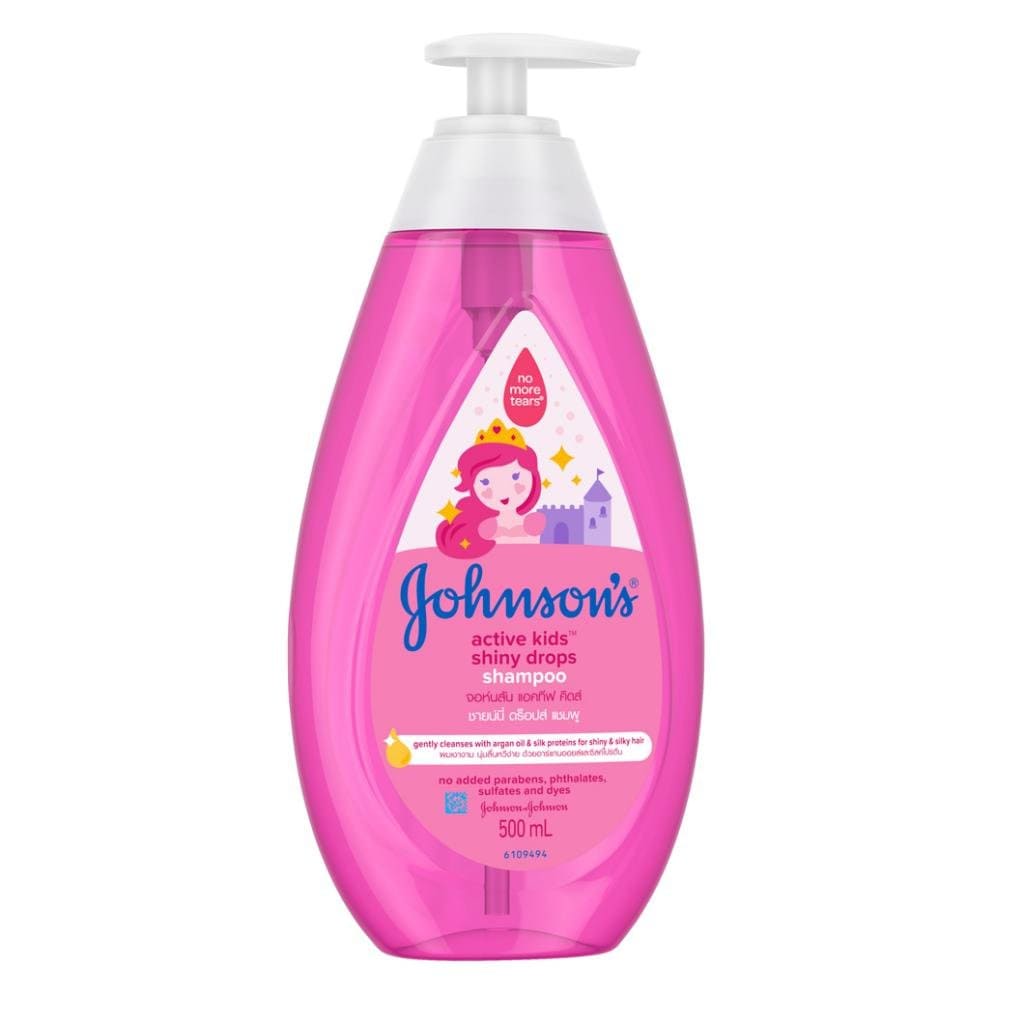 Johnson’s Shampoo Active Kids Shiny Drops Shampoo แชมพูเด็กสำหรับผิวแพ้ง่าย