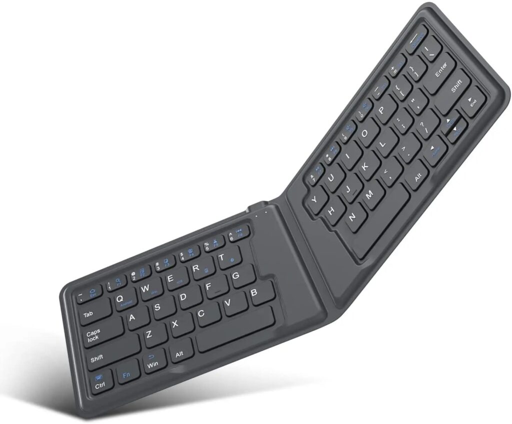 Jomaa Ultra-Thin Ergonomic Wireless Keyboard คีย์บอร์ดเพื่อสุขภาพแบบพับเก็บได้