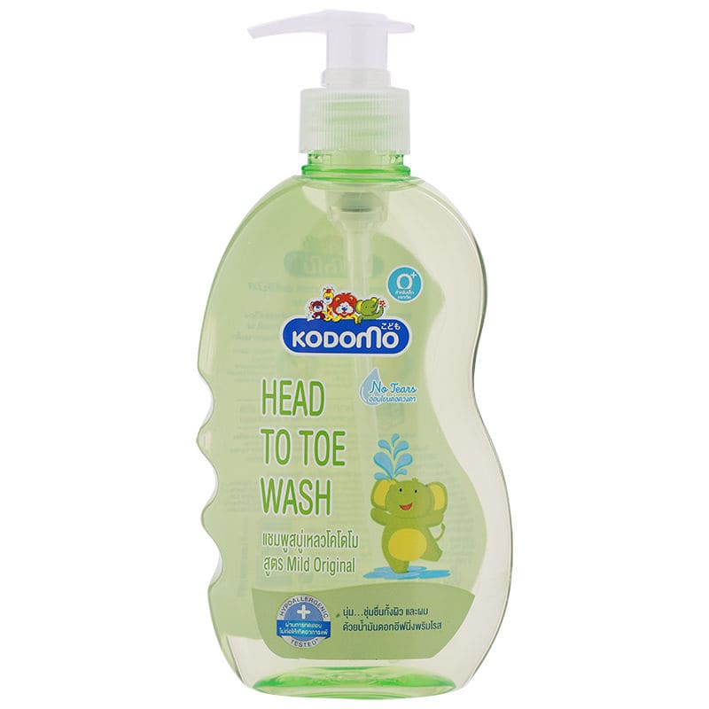 KODOMO Mild Original Head to Toe Wash แชมพูเด็กบำรุงผิวและเส้นผม อุดมไปด้วยสารสกัดธรรมชาติ