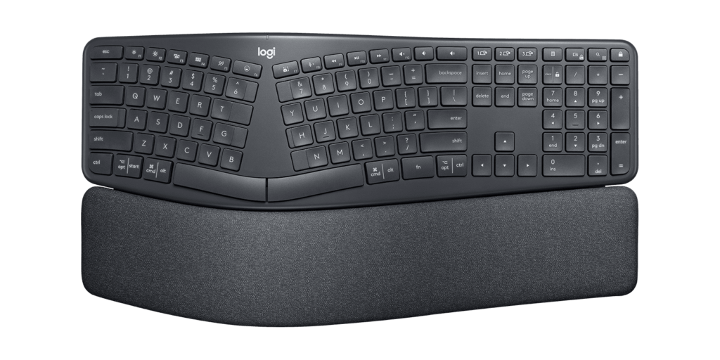 Logitech ERGO K860 คีย์บอร์ดเพื่อสุขภาพถนอมข้อมือ ออกแบบใช้งานสะดวกง่าย