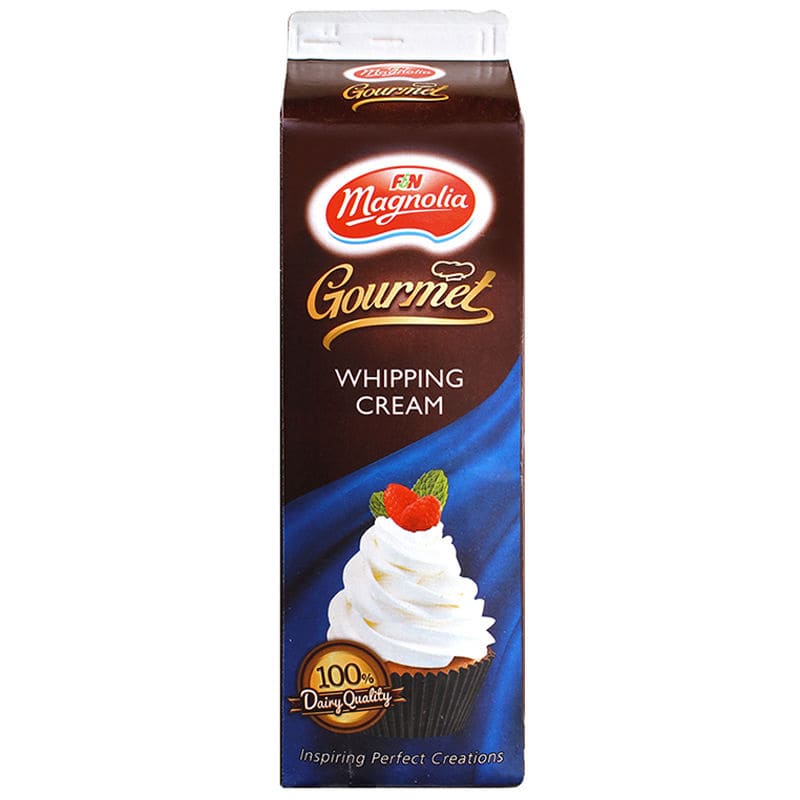 Magnolia Whipping Cream วิปปิ้งครีมแท้สูตรพาสเจอไรส์ รสชาติพอดี หอมกลิ่นนมจาง