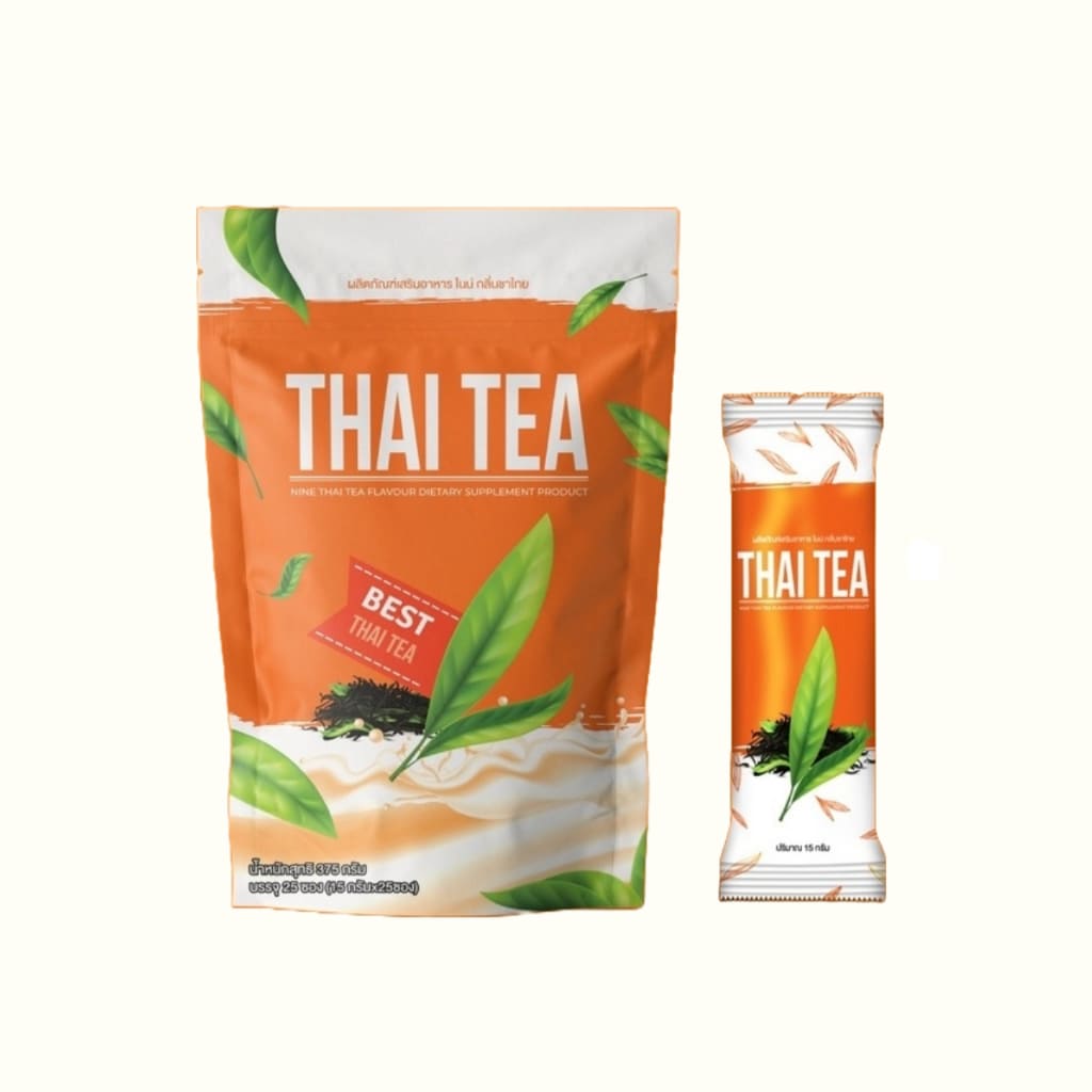Nine Thai tea ชาไทยลดน้ำหนัก ปรับสมดุลร่างกาย เสริมระบบขับถ่าย ควบคุมน้ำหนักได้อย่างดี