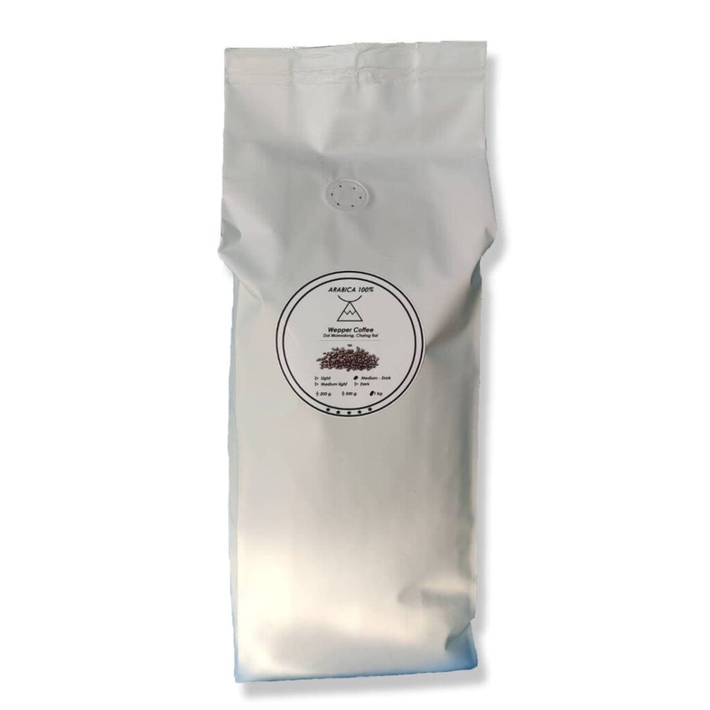Wepper Coffee เมล็ดกาแฟอาราบิก้าคั่วบด สดใหม่ในทุกการจัดจำหน่ายผลิตโดยตรงจากดอยแม่สลอง
