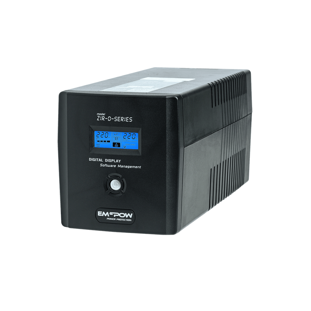 เครื่องสำรองไฟ UPS EMPOW รุ่น ZIR-D-SERIES 1200VA-720W ทนทาน ใช้งานได้นานไม่ต้องกลัวไฟรั่ว