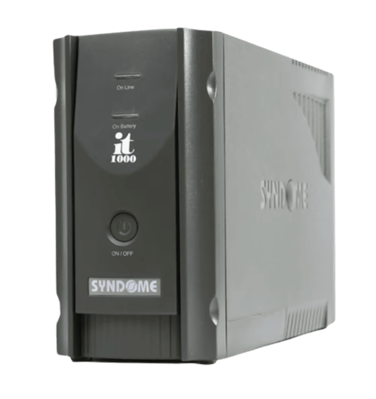 เครื่องสำรองไฟ UPS SYNDOME รุ่น IT-1000 ลดความขัดข้องของระบบไฟด้วยกำลังไฟ 1000 VA