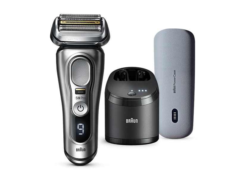 BRAUN 9477cc เครื่องโกนหนวดไฟฟ้า ตัวเครื่องวัสดุแข็งแรง มาพร้อมระบบเซนเซอร์อัจฉริยะ