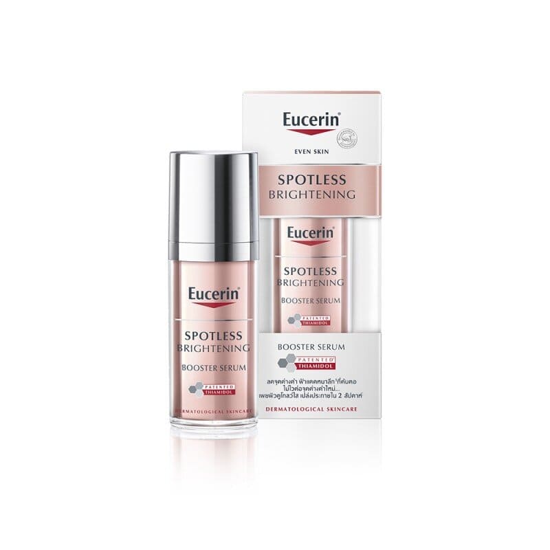 Eucerin Spotless Brightening Booster Serum เซรั่มลดจุดด่างดำ ลดเลือดฝ้า กระ ให้ผิวขาวกระจ่างใสขึ้น