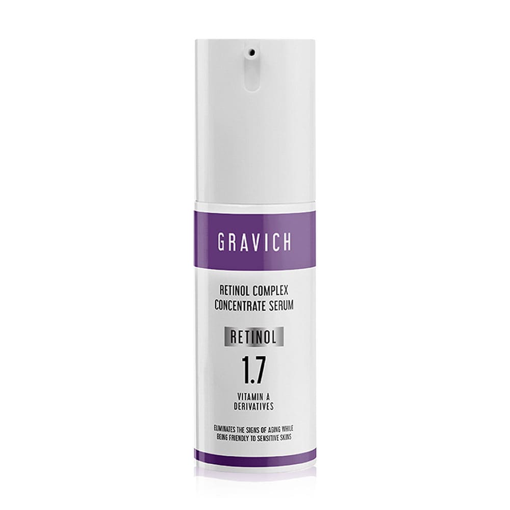 Gravich Retinol Complex Concentrate Serum เซรั่มรักษาสิว ซ่อมแซมผิวเสียเนียนนุ่มดูน่าสัมผัส