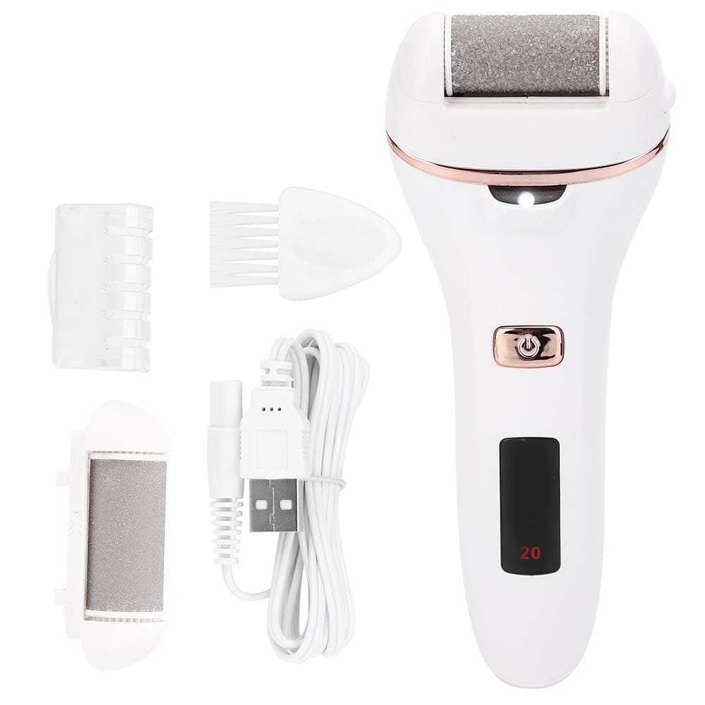 Jinding Electric Callus Remover ที่ขัดส้นเท้าแบบลูกกลิ้ง ชาร์ตใช้ได้นาน เปลี่ยนหัวขัดใช้ได้ทุกแบบ