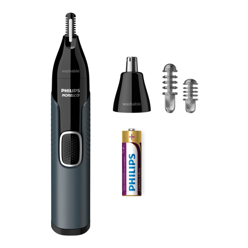 Philips Norelco Nose trimmer 3000 เครื่องตัดขนจมูกระบบอัจฉริยะ ปกป้องผิว ไม่ช้ำระคายเคือง