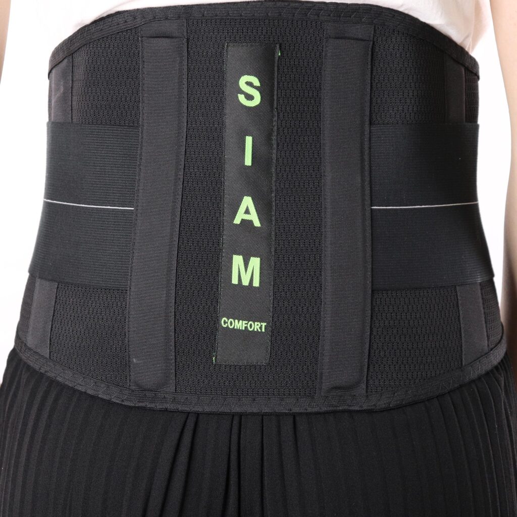 SiamComfort รุ่น NanoBlack เข็มขัดดัดหลังอิสระ บล็อคส่วนหลังอย่างถูกต้อง ใส่สบายไม่ร้อนอับ