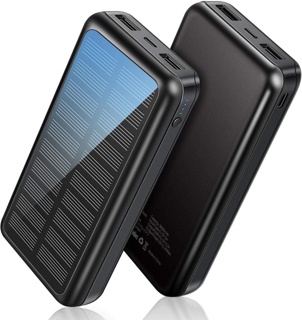 Solar Powerbank พาวเวอร์แบงค์ 30000 mAh รองรับทุกการชาร์จไฟกับมือถือทุกรุ่นได้อย่างรวดเร็ว