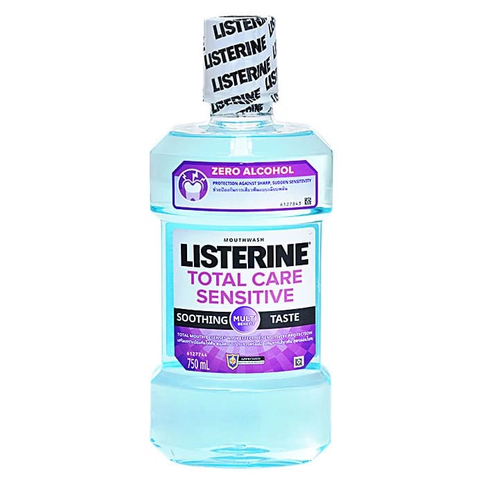 น้ำยาบ้วนปาก Listerine สูตร Total Care Sensitive เพิ่มประสิทธิภาพการป้องกันฟันผุ ลดอาการเสียวฟัน