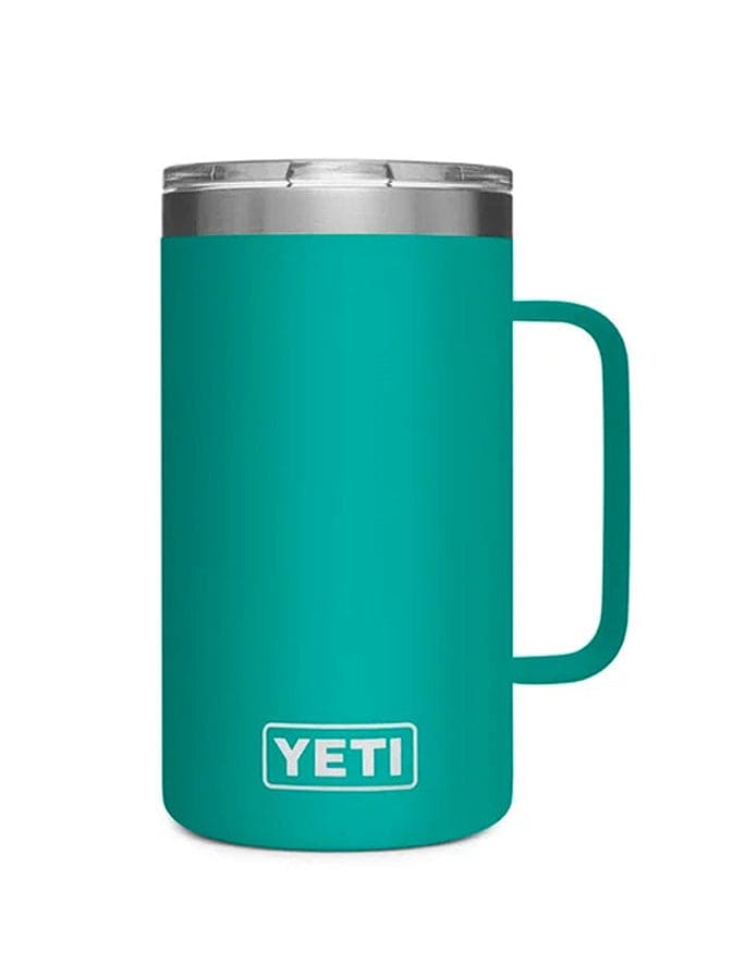 YETI Rambler 24 OZ Mug แก้วเก็บความเย็น ขนาดแก้วมีการพกพาใช้ดื่มกินได้สะดวกง่าย