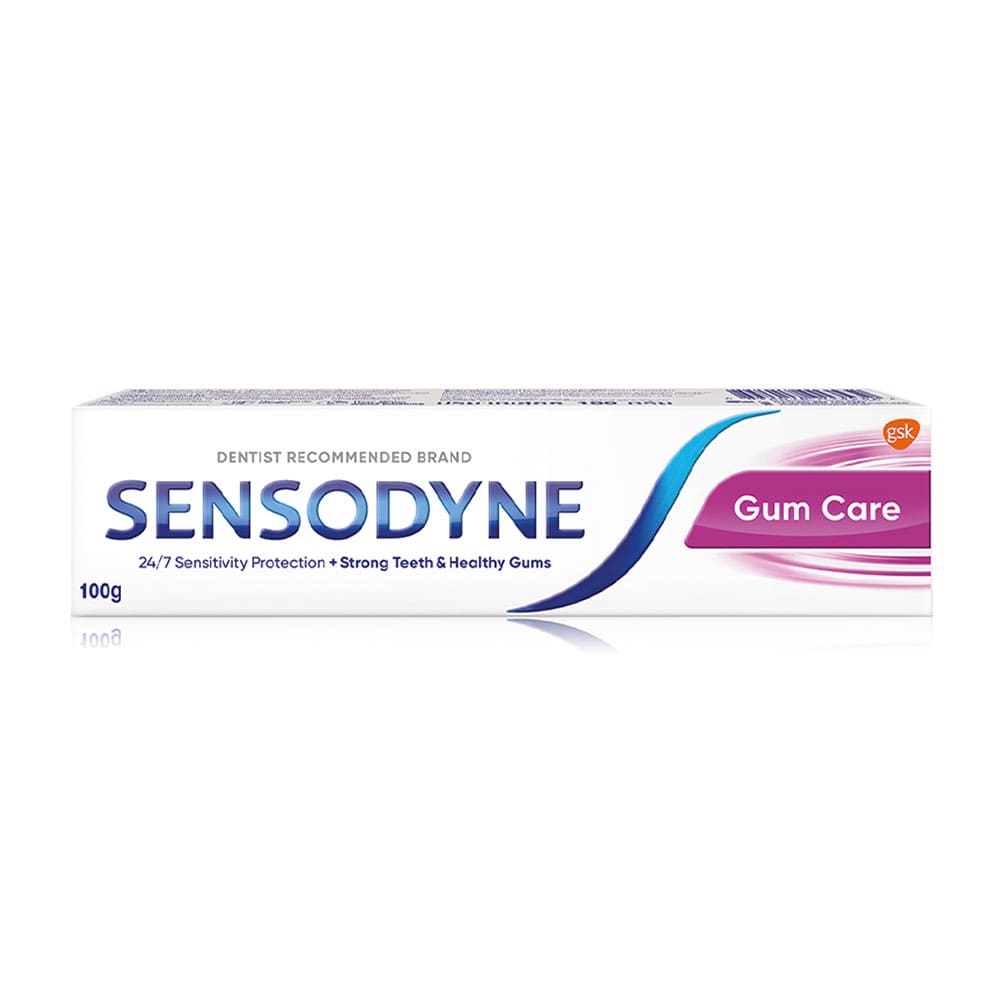 ยาสีฟันเซ็นโซดายน์ สูตร GUM CARE ส่วนผสมแอนตี้แบคทีเรีย รักษาสุขภาพช่องปาก