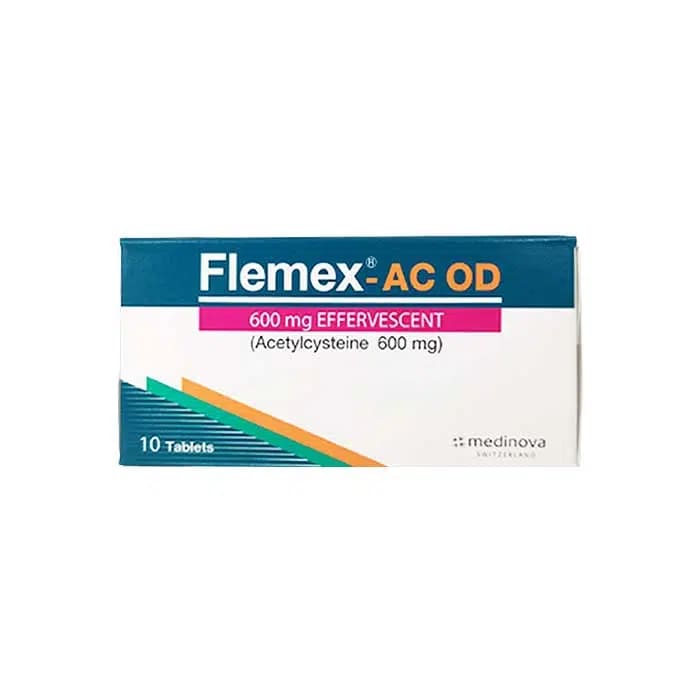 Flemex-AC OD เม็ดฟู่ละลายเสมหะ ลดความข้นเหนียว ให้เสมหะขับออกมาได้ง่ายขึ้น