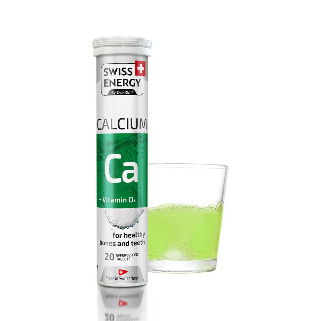 Swiss Energy Calcium CA Vitamin D3 แคลเซียมเม็ดฟู่ กระตุ้นการดูดซึมได้รับสารอาหารอย่างเต็มที่