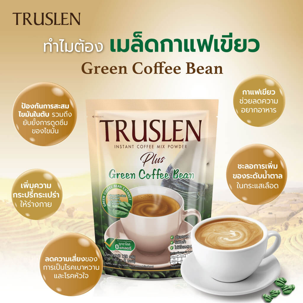 TRUSLEN PLUS Green Coffee Bean