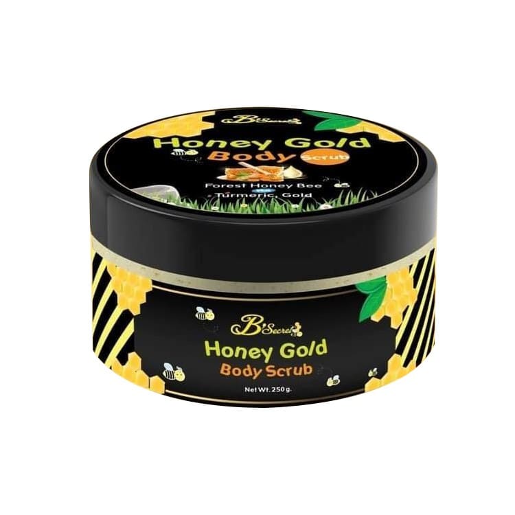 B Secret Honey Gold Scrub สครับผิวสูตรน้ำผึ้ง สัมผัสความเนียนนุ่มของผิวหลังการขัดได้อย่างปลอดภัย