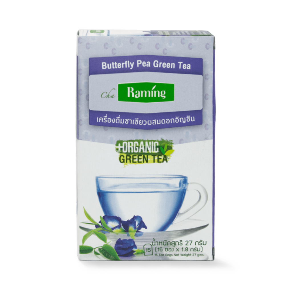 Butterfly Pea Green Tea ชาเขียวผสมดอกอัญชัน ของเยี่ยมผู้ป่วยน่าสนใจ ดื่มง่าย รู้สึกผ่อนคลาย ให้สัม