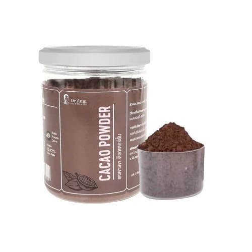 Dr.Aum Cacao Powder ผงคาเคา สูตรการสกัดปลอดสารเคมี สกัดรสสัมผัสโกโก้เข้มข้นทุกแก้ว