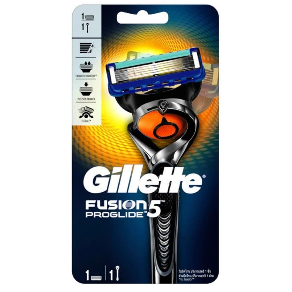 Gillette Fusion5 ProGlide ที่โกนหนวด เรียบสนิท ไม่สร้างบาดแผลในขณะโกนบนใบหน้า