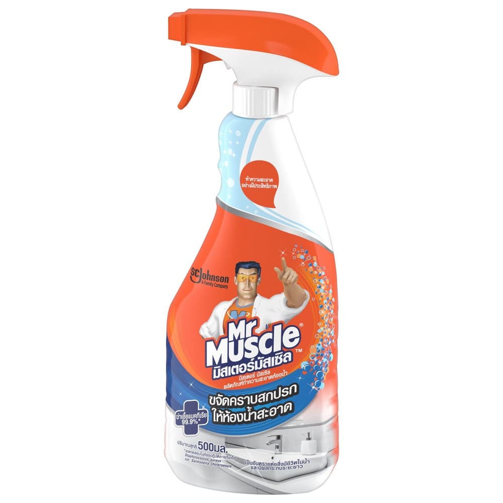 Mr. Muscle Bathroom Cleaner Spray 3 in 1 น้ำยาล้างห้องน้ำ สะดวกง่ายทุกลักษณะการนำไปใช้