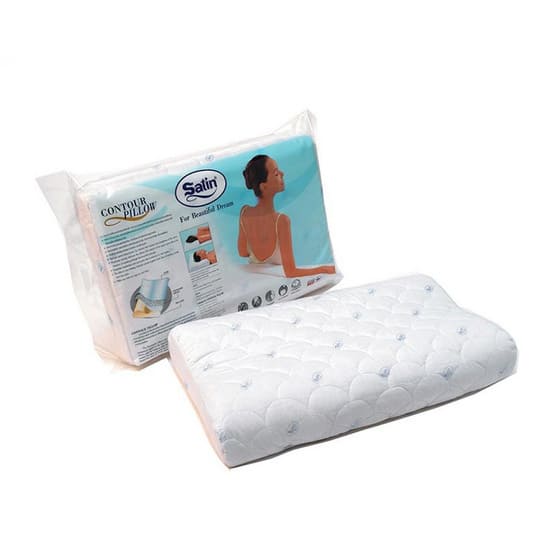 Satin Contour Pillow หมอนหนุนเพื่อสุขภาพ ของขวัญวันแม่ หนุนหลับสบาย หลับสนิทตลอดคืน