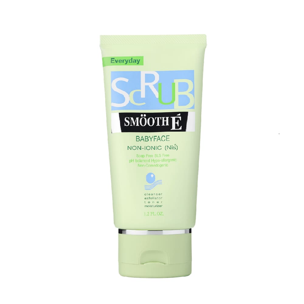 Smooth E Babyface Scrub สครับผิว เสริมสร้างคอลลาเจน กระตุ้นผิวหน้าขาวใสดูชุ่มชื้นขึ้นกว่าเดิม