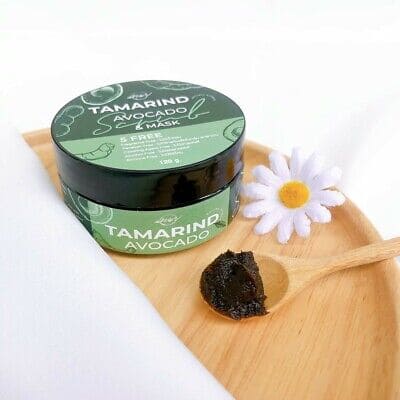 Tamarind Avocado Scrub & Mark สครับผิวสูตรอโวคาโด้และมะขาม เสริมความกระชับให้ผิว ลดริ้วรอยให้ดูน้อยลง