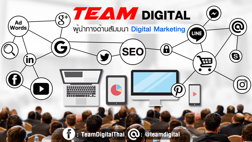 Team Digital สถาบันสอนการตลาด สัมผัสทุกโอกาสความสำเร็จธุรกิจได้มากกว่าเดิม