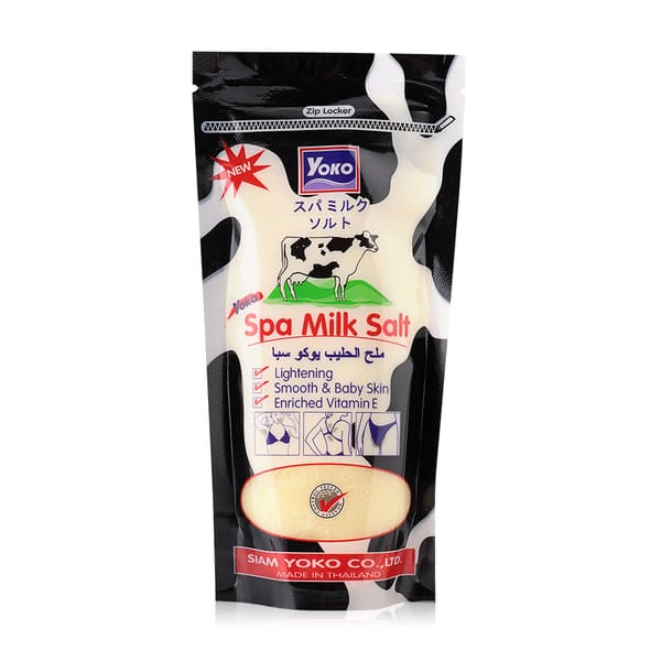 Yoko Spa Milk Salt สครับผิวขาว ฟื้นบำรุงผิวขาวเนียนสวยอย่างเป็นธรรมชาติ